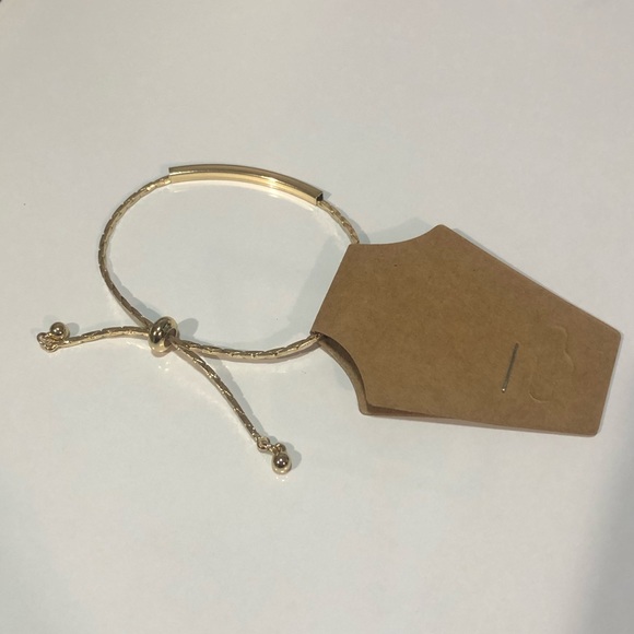 gold bar bracelet - Picture 2 of 2